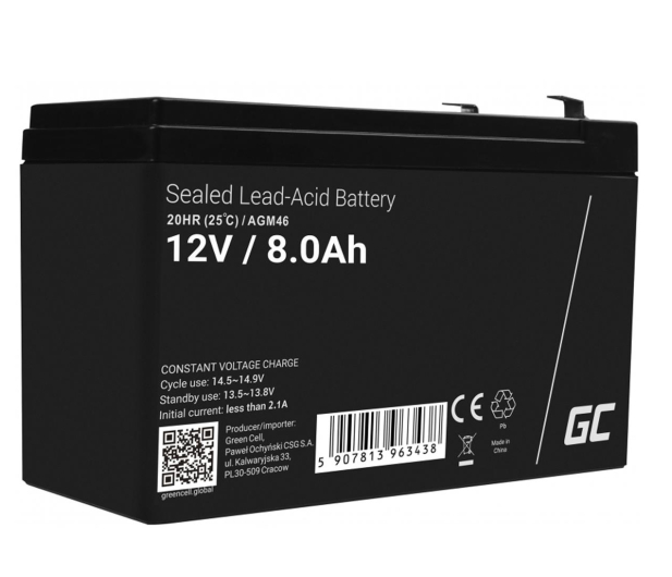 Green Cell Akumulator AGM 12V 8Ah - 688161 - zdjęcie